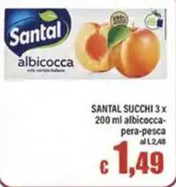 Top Supermercati Santal albicocca offerta