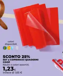 Unicoop Coprimaxi quaderni coop offerta