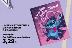 Unicoop Cartellina con elastico Disney Stitch offerta