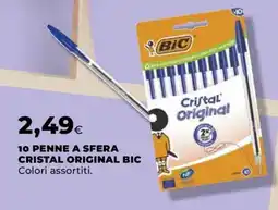 Unicoop Penne a sfera Cristal Original Bic offerta
