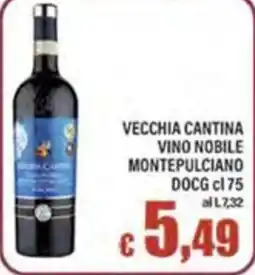 Top Supermercati Vecchia Cantina Vino Nobile Montepulciano offerta