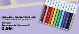 Unicoop Pennarelli Giotto Turbo Maxi offerta
