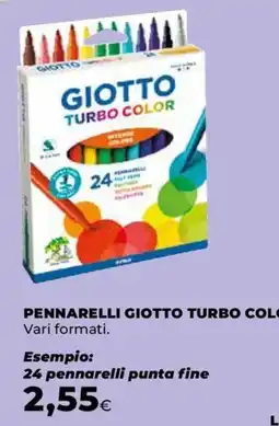 Unicoop Pennarelli Giotto Turbo Color offerta