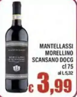 Top Supermercati Mantellassi Morellino di Scansano DOCG offerta