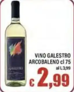 Top Supermercati Vino Galestro Arcobaleno offerta
