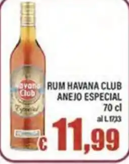 Top Supermercati Rum Havana Club Anejo Especial offerta