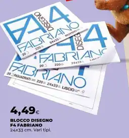 Unicoop Blocco disegno F4 Fabriano offerta