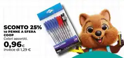 Unicoop Penne a sfera Coop offerta