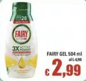 Top Supermercati Fairy gel offerta