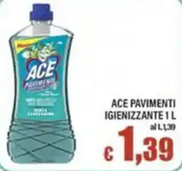 Top Supermercati Ace pavimenti igienizzante offerta