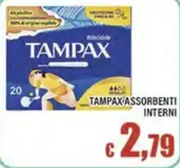Top Supermercati Tampax assorbenti interni offerta