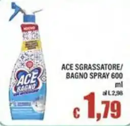 Top Supermercati Ace sgrassatore/bagno spray offerta
