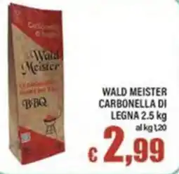 Top Supermercati Wald Meister carbonella di legna offerta