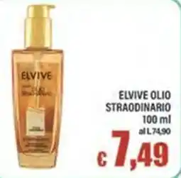 Top Supermercati Elvive olio straordinario offerta