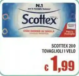 Top Supermercati Scottex tovaglioli 1 velo offerta