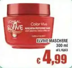 Top Supermercati Elvive maschere offerta