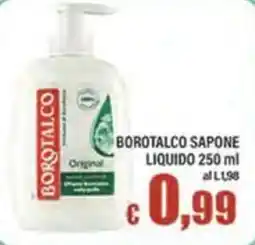 Top Supermercati Borotalco sapone liquido offerta