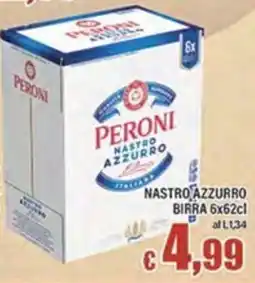Top Supermercati Peroni Nastro Azzurro offerta