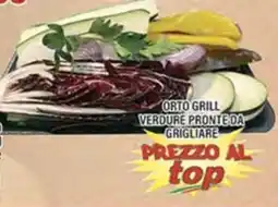 Top Supermercati Orto Grill verdure pronte da grigliare offerta