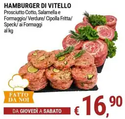 Tre Valli Supermercato Hamburger di vitello offerta