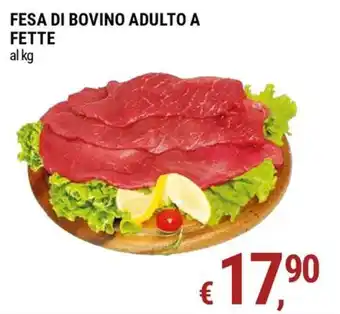 Tre Valli Supermercato Fesa di bovino adulto a fette offerta