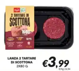 Supermercati Visotto Lanza tartare di scottona offerta