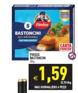 Supermercati Agorà Findus Bastoncini offerta
