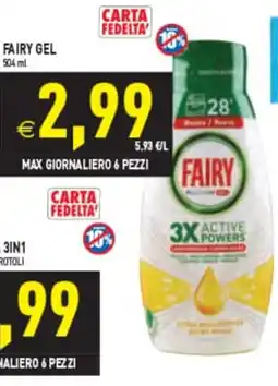 Supermercati Agorà Fairy gel offerta