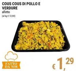 Tre Valli Supermercato Cous cous di pollo e verdure all'etto offerta