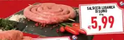 Supermercati Agorà Salsiccia Lughanica di Suino offerta