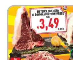 Supermercati Agorà Bisteca con osso di bovino adulto bavarese offerta