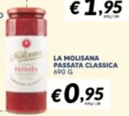Supermercati Visotto La molisana passata classica offerta