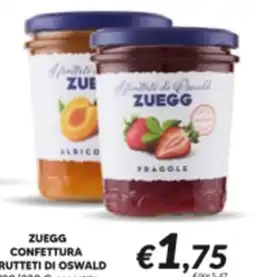 Supermercati Visotto Zuegg confettura frutteti di oswald fragole offerta