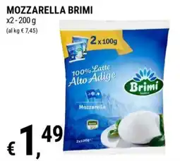 Tre Valli Supermercato Mozzarella Brimi offerta