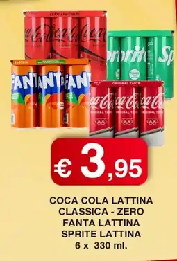 Orsini Market Coca Cola Lattina Classica - Zero Fanta Lattina Sprite Lattina offerta