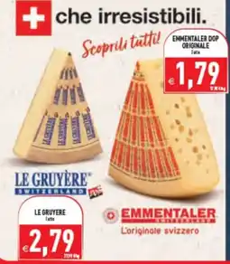 Supermercati Agorà Emmentaler DOP originale offerta
