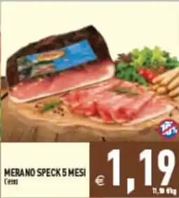 Supermercati Agorà Merano Speck 5 mesi offerta