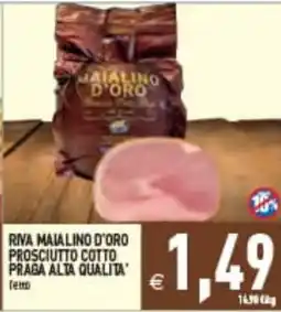 Supermercati Agorà Rina Maialino d'Oro Prosciutto Cotto Praga Alta Qualità offerta