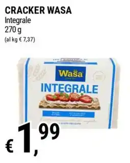 Tre Valli Supermercato Cracker Wasa Integrale offerta