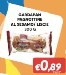 Supermercati Visotto Gardapan pagnottine al sesamo offerta