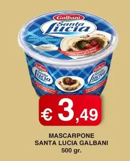 Orsini Market Mascarpone Santa Lucia Galbani offerta