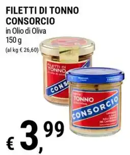 Tre Valli Supermercato Filetti di tonno consorcio offerta