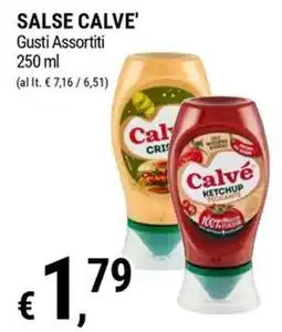 Tre Valli Supermercato Salse Calvé Gusti Assortiti offerta