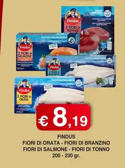 Orsini Market Findus Fiori di Orata - Fiori di Branzino Fiori di Salmone - Fiori di Tonno offerta