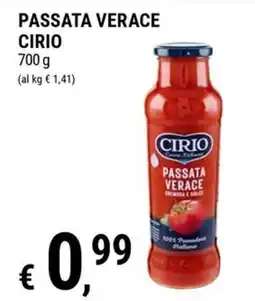 Tre Valli Supermercato Passata verace Cirio offerta