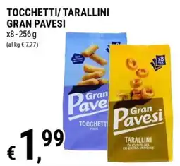 Tre Valli Supermercato Tocchetti/ Tarallini Gran Pavesi offerta