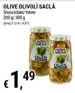 Tre Valli Supermercato Olive Olivoli Saclà offerta