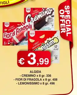 Orsini Market Algida Cremino Fior di Fragola Lemonissimo offerta
