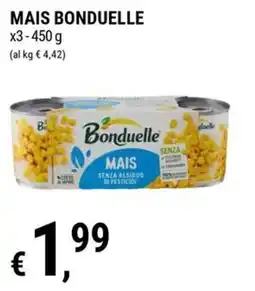 Tre Valli Supermercato Mais Bonduelle offerta