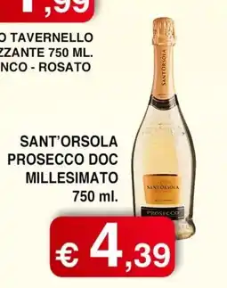 Orsini Market Sant'Orsola Prosecco DOC Millesimato offerta